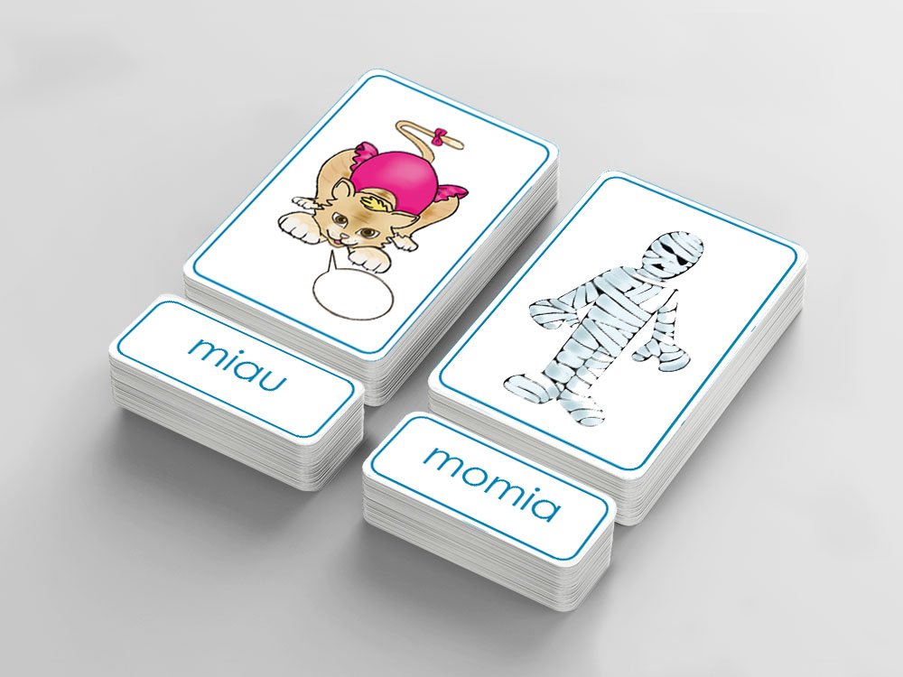 Tarjetas Leolandia m, p, s, l, d
